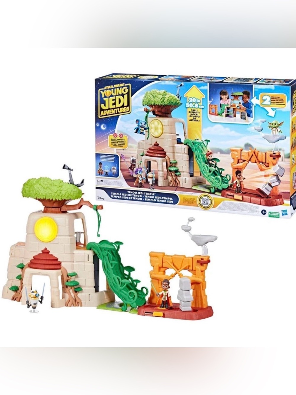 Disney Star Wars Young Jedi Adventures Playset in Green, Tan, Orange